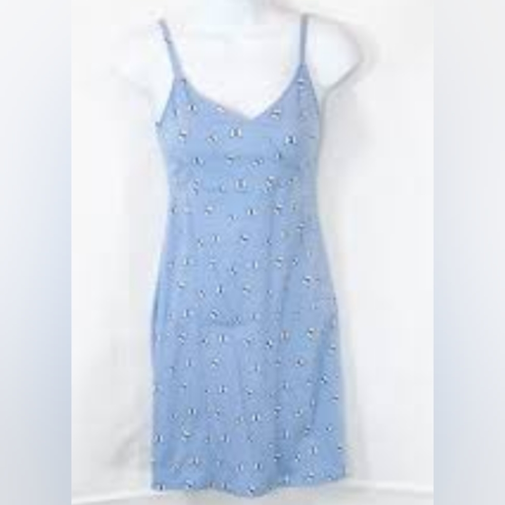 💎NWOT Hollister Butterfly Dress Blue Purple Medium